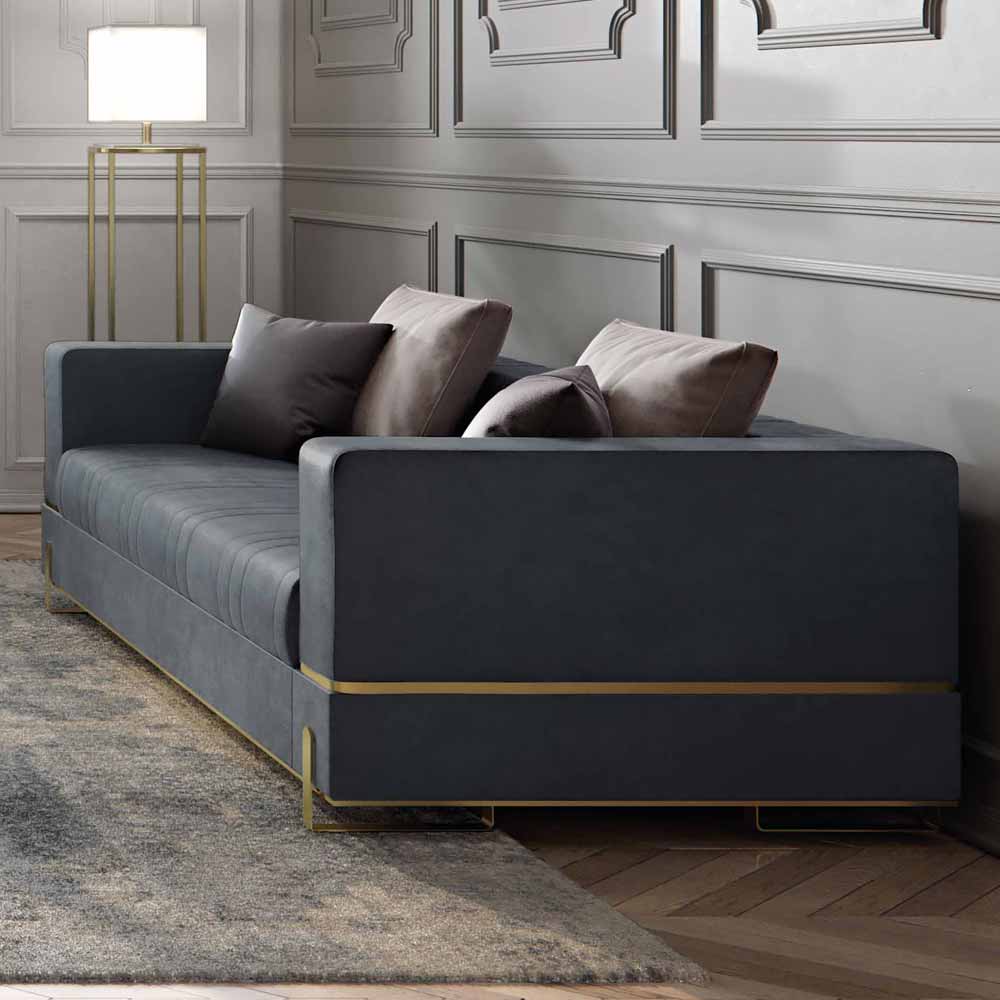 Luxury Designer Contemporary Leather Italian Sofa