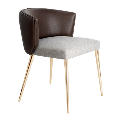 Luxury Designer Two-Tone Dining Chair