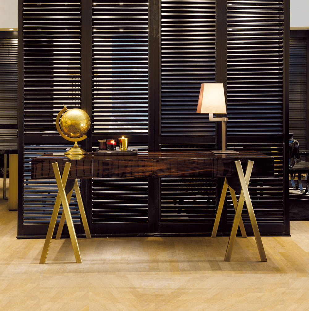 Luxury High End Italian Ebony Writing Desk