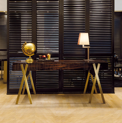 Luxury High End Italian Ebony Writing Desk