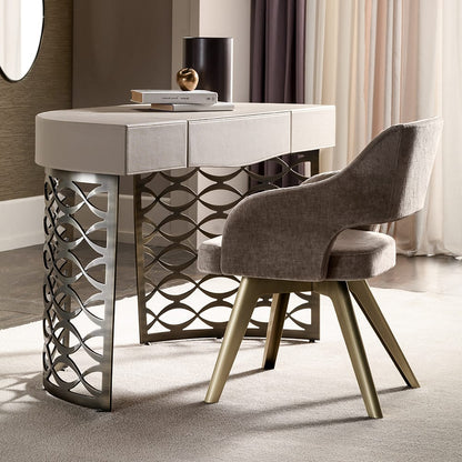 Luxury Italian Designer Bronze Frame Desk