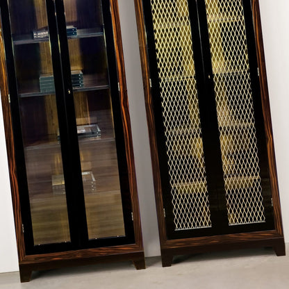 Luxury Italian Designer Glass Display Cabinet