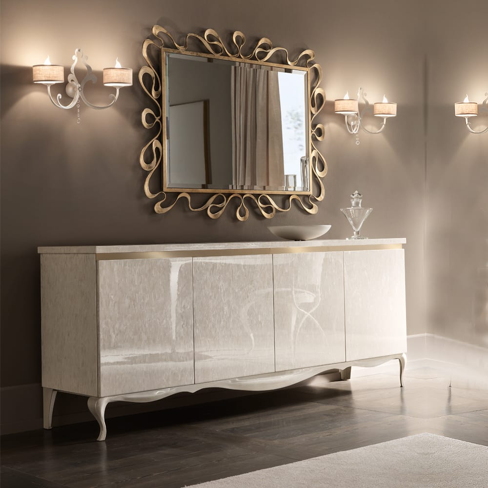 Luxury Italian Designer Mother of Pearl Sideboard