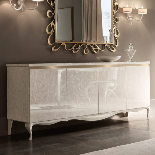 Luxury Italian Designer Mother of Pearl Sideboard