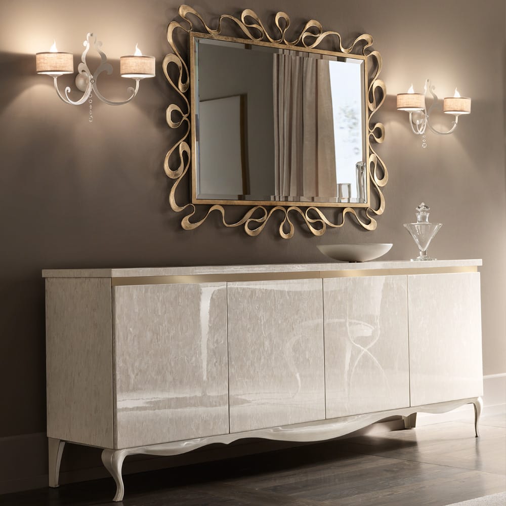 Luxury Italian Designer Mother of Pearl Sideboard