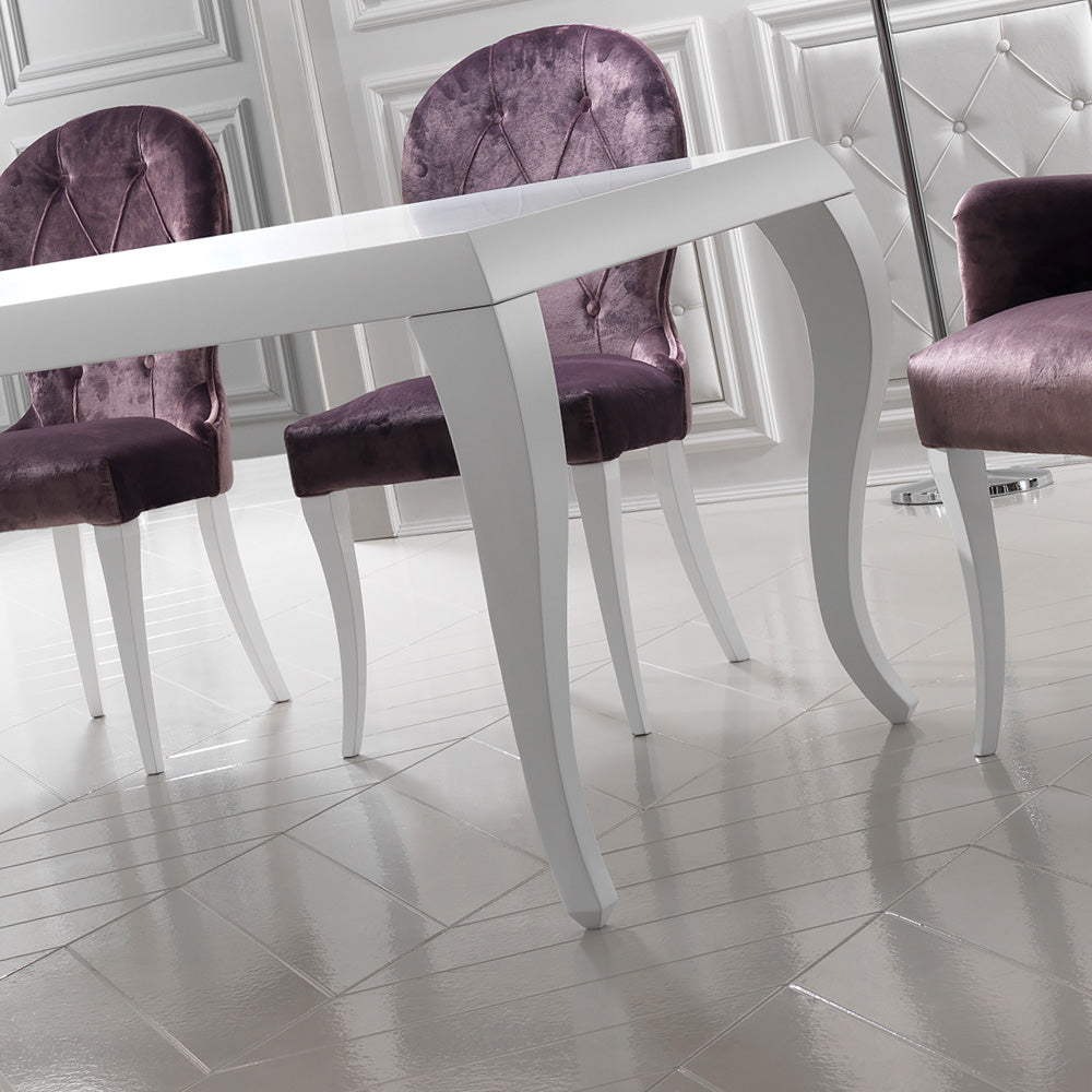 Luxury Italian Designer Lacquered Dining Table