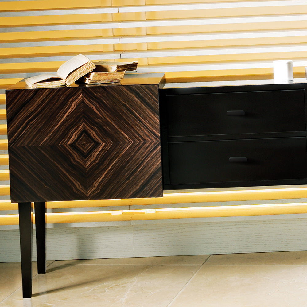 Luxury Italian Macassar Lacquered Sideboard