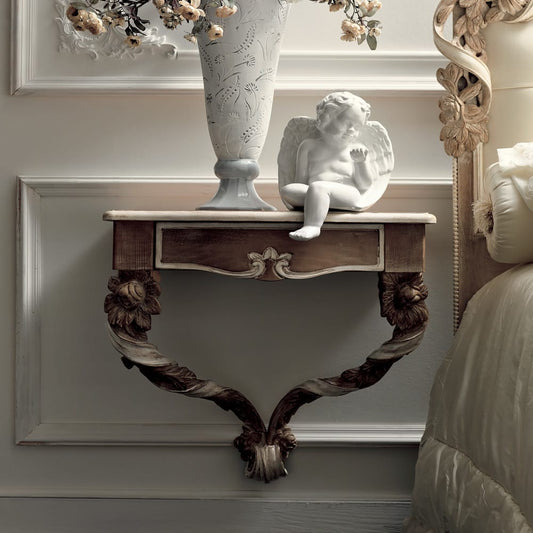 Luxury Italian Wall Fixing Bedside Table