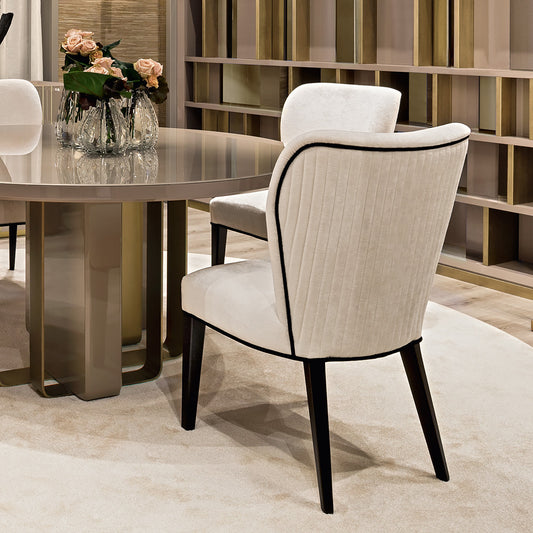 Luxury Velvet Italian Designer Dining Chair