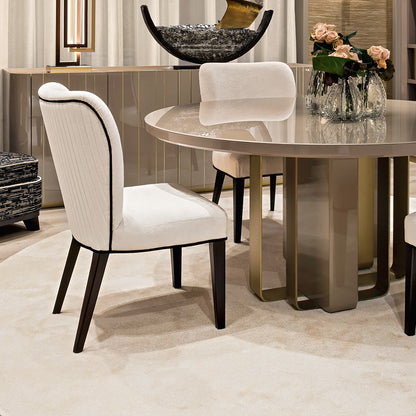 Luxury Velvet Italian Designer Dining Chair