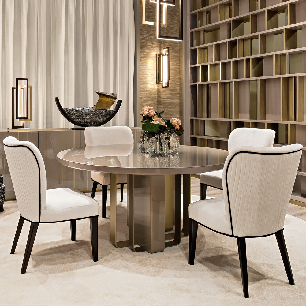 Luxury Velvet Italian Designer Dining Chair