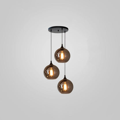 Bottle Glass Pendant Light