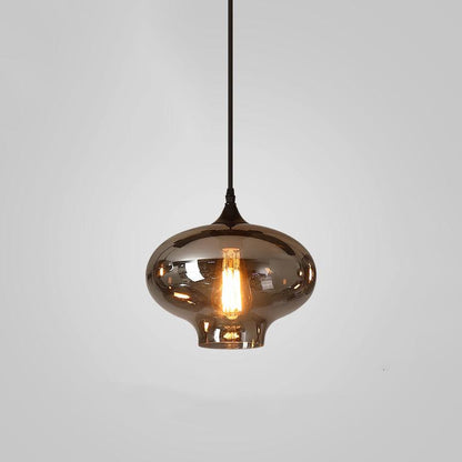 Bottle Glass Pendant Light