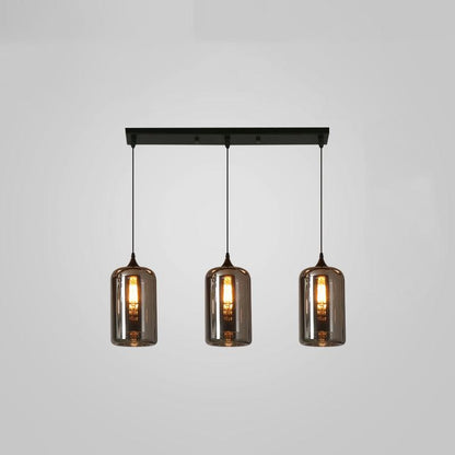 Bottle Glass Pendant Light