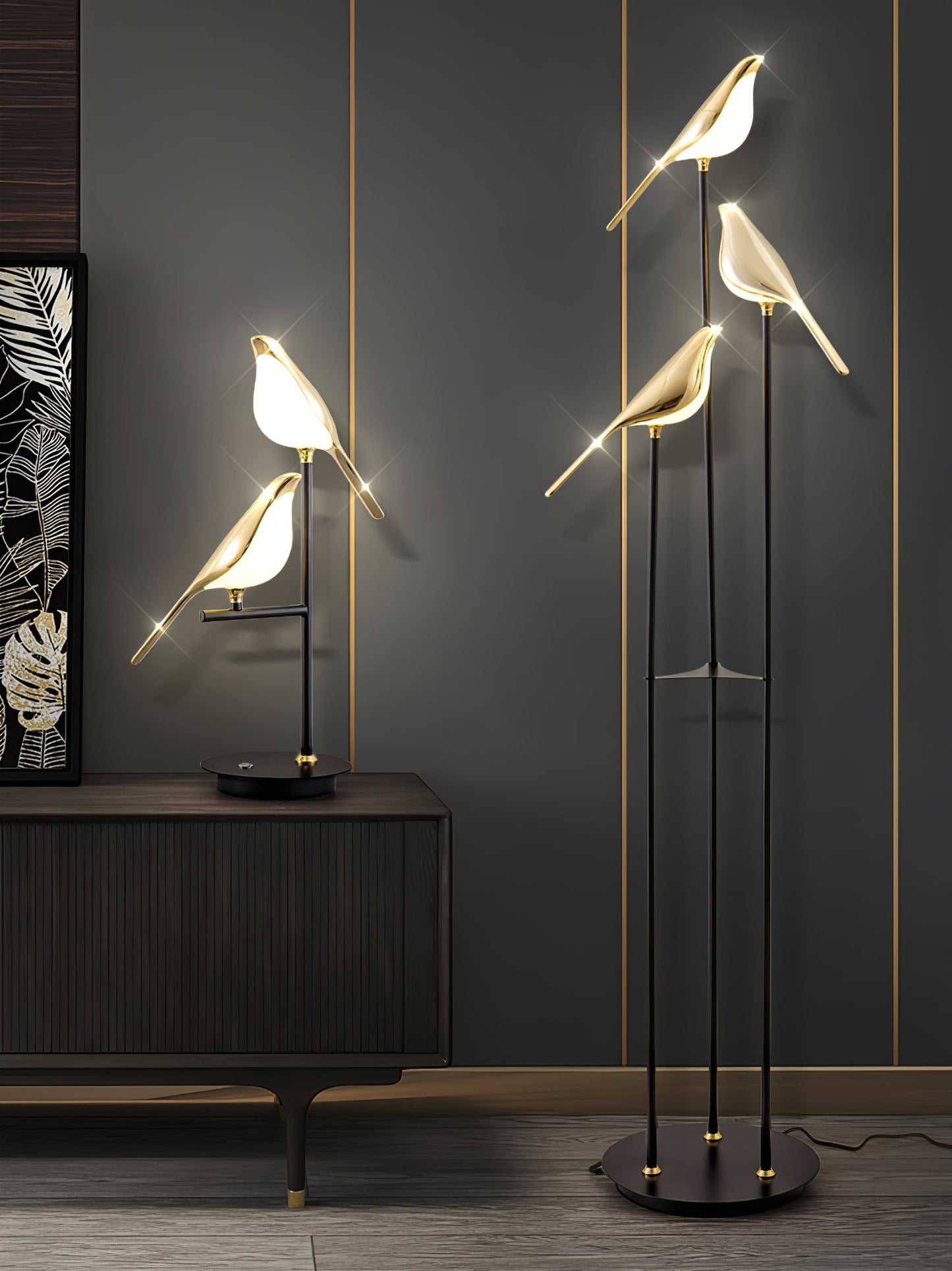 Magpie Perch Floor-mounted Lamp Floor Lamp