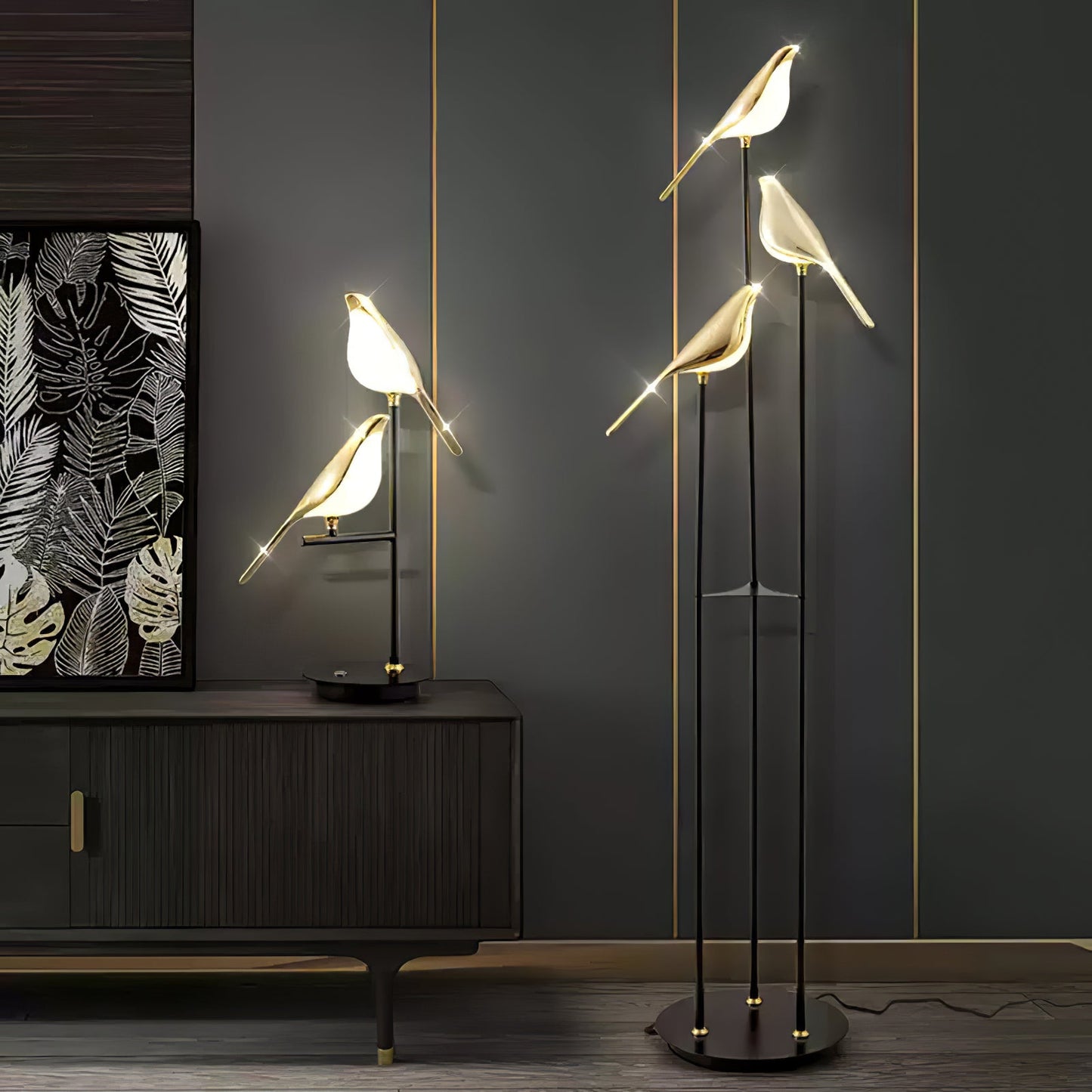 Magpie Perch Side table lamp Table Lamp