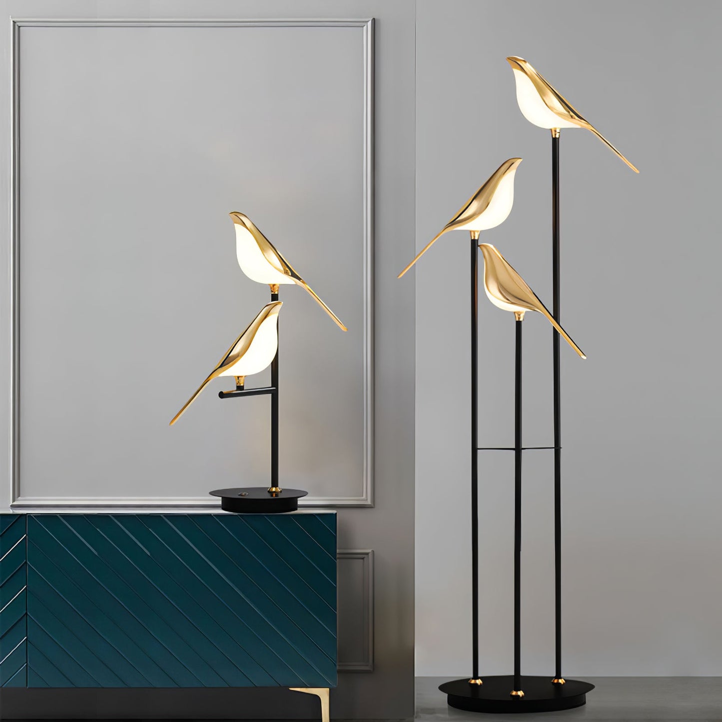 Magpie Perch Side table lamp Table Lamp