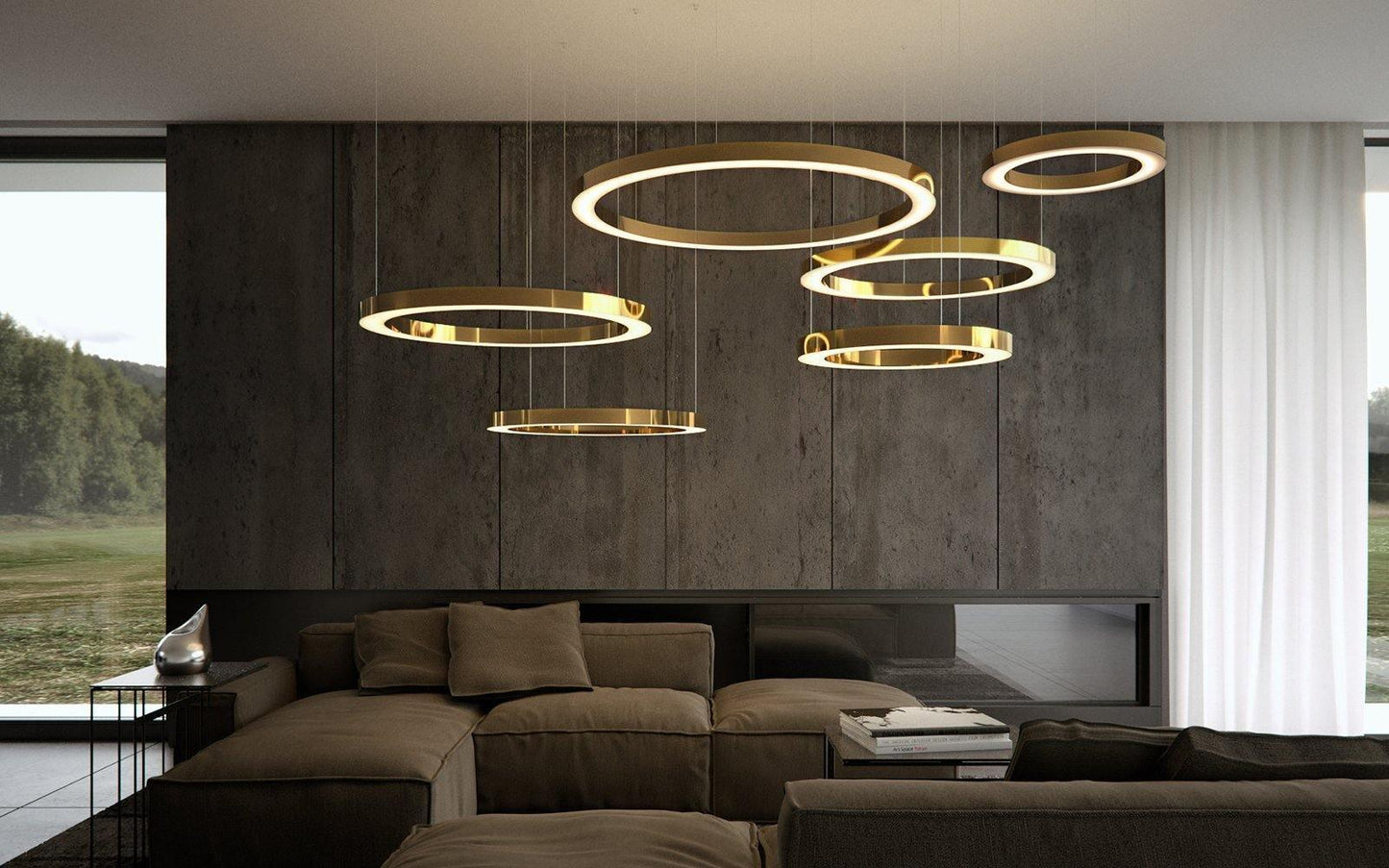 Ring LED Drop light Pendant Light