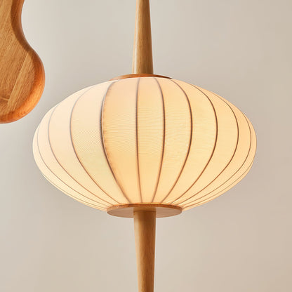 Mantis Wood Torchiere Lamp Floor Lamp