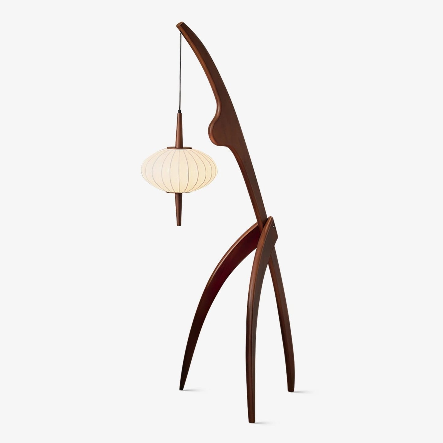 Mantis Wood Torchiere Lamp Floor Lamp