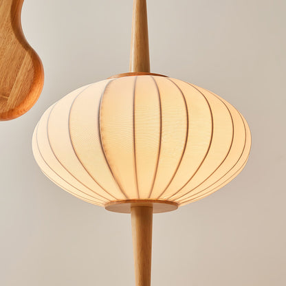 Mantis Wood Torchiere Lamp Floor Lamp