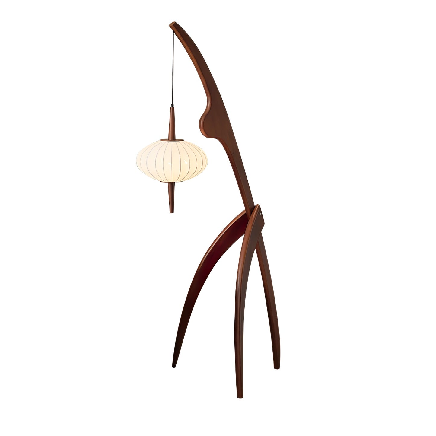 Mantis Wood Torchiere Lamp Floor Lamp