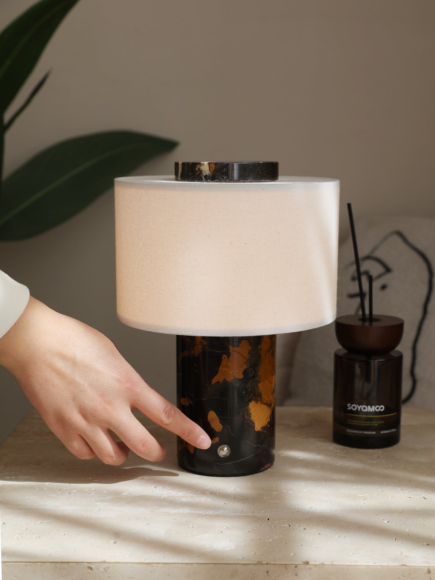 Marbella Stone Table Lamp