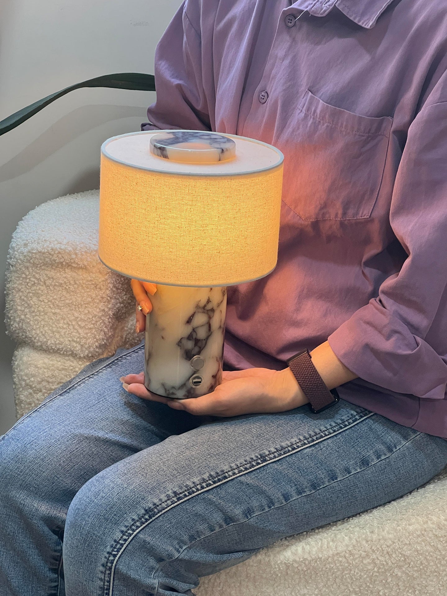 Marbella Stone Table Lamp