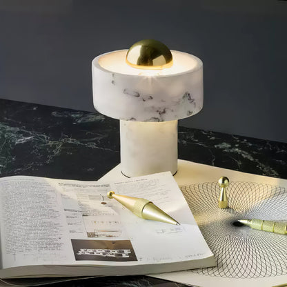 Marble Aura Nightstand lamp Table Lamp