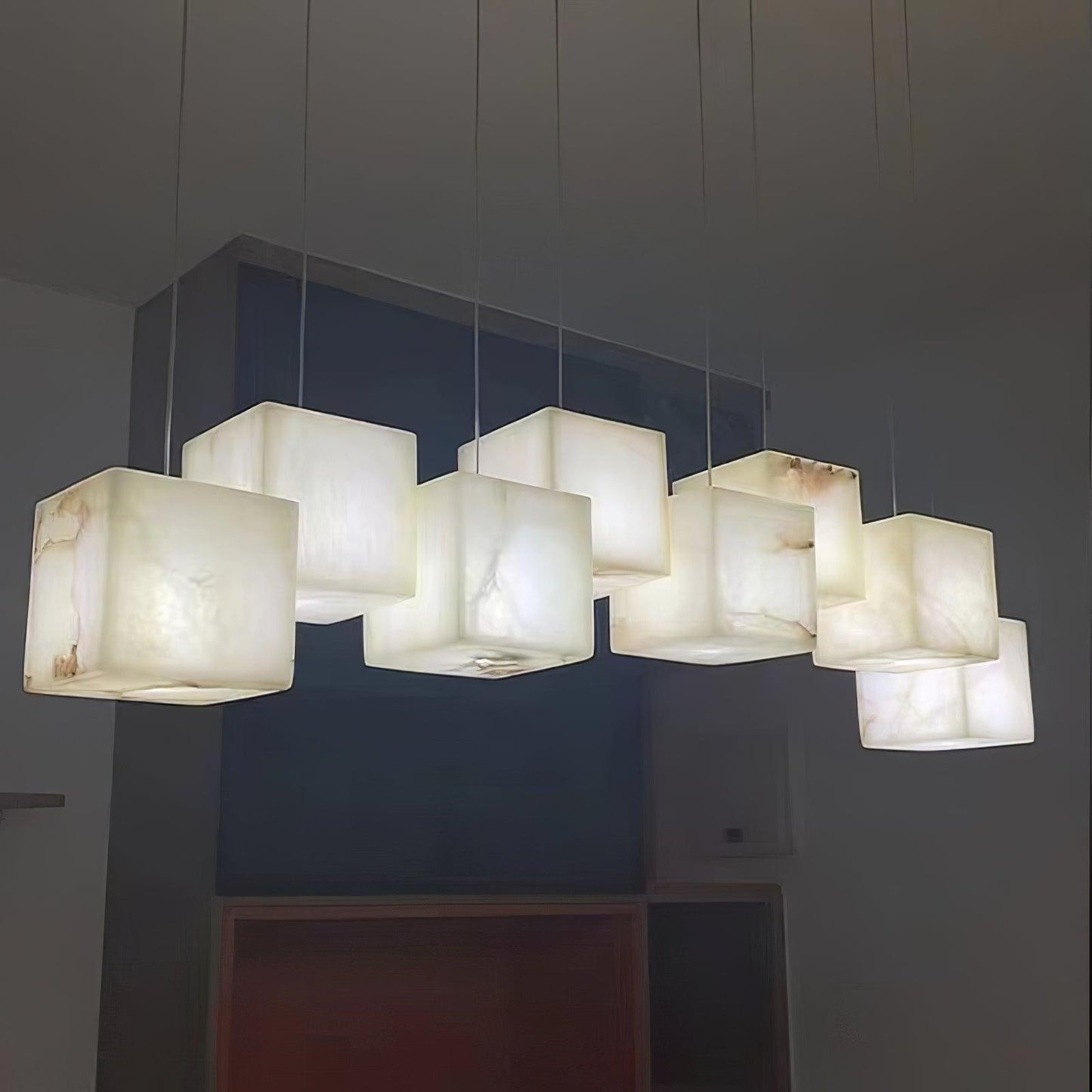 Alabaster Box Chandelier