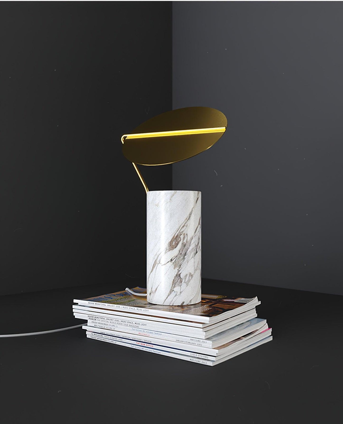 Marble Coffee Task lamp Table Lamp