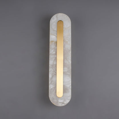 Alabaster Rounded Wall Light