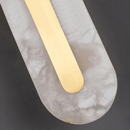 Alabaster Rounded Wall Light