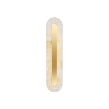 Alabaster Rounded Wall Light