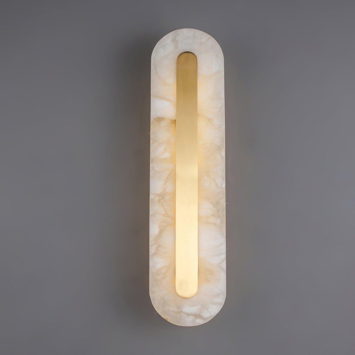 Alabaster Rounded Wall Light