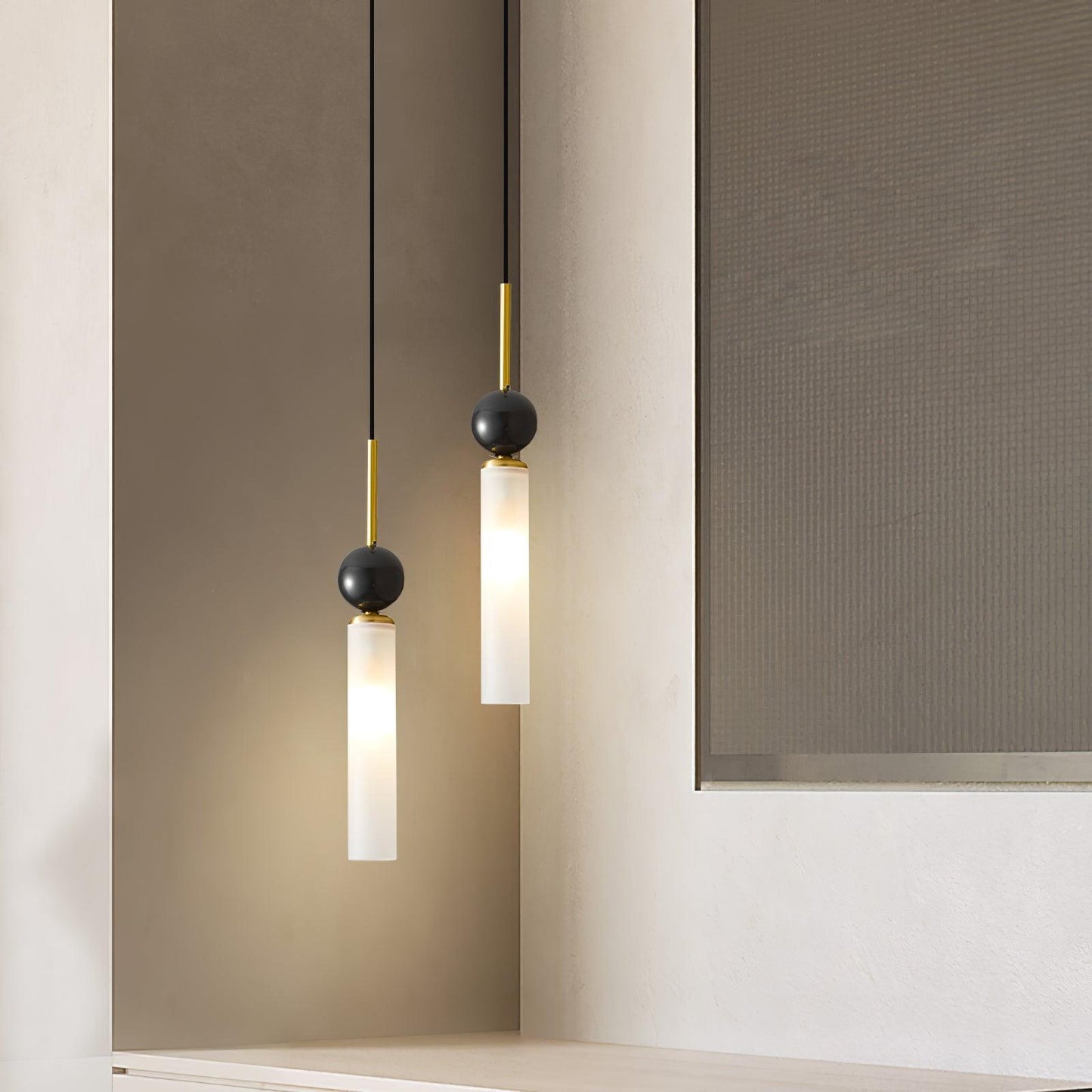 Marble Vertical Droplight Pendant Lamp