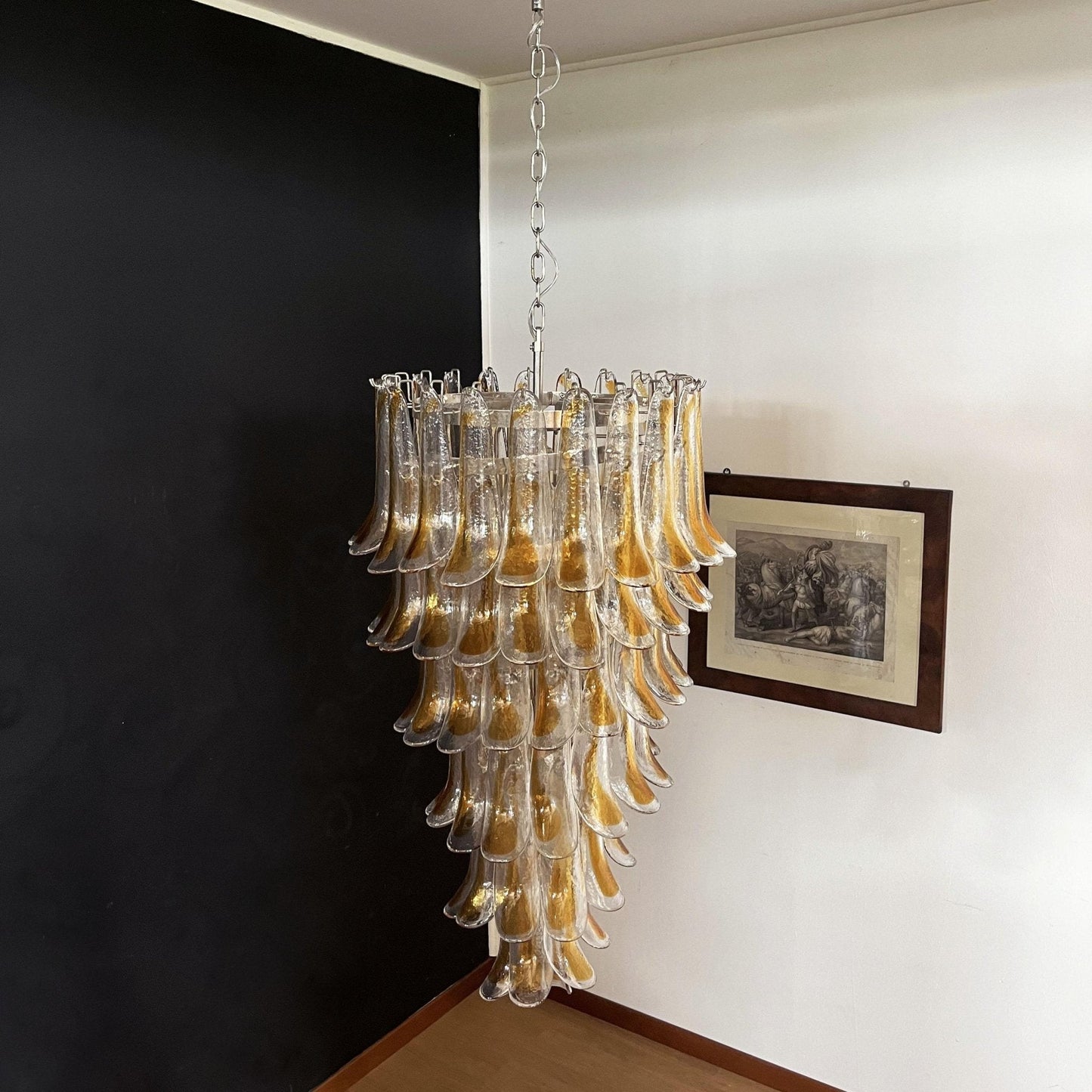 Marigold Murano Crown Chandelier