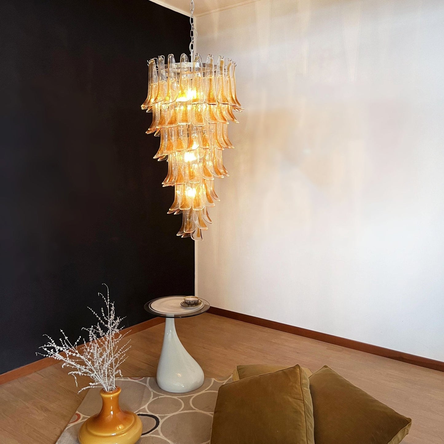 Marigold Murano Crown Chandelier