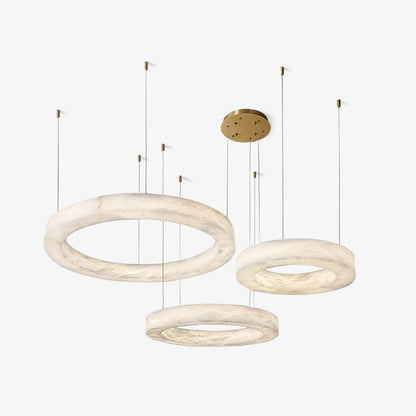 Marika Alabaster Electrolier Chandelier