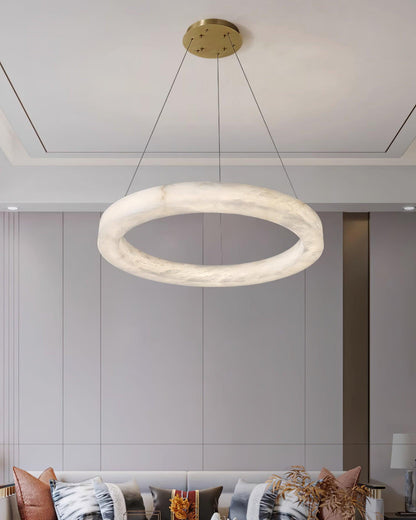 Marika Alabaster Electrolier Chandelier