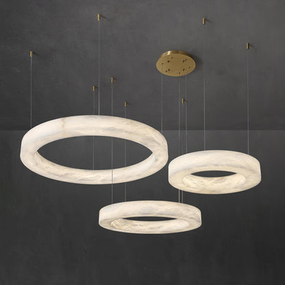 Marika Alabaster Electrolier Chandelier