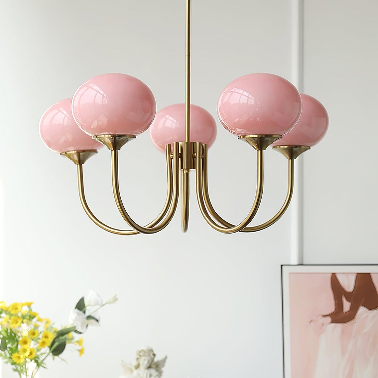 Marshmallow Crown Chandelier