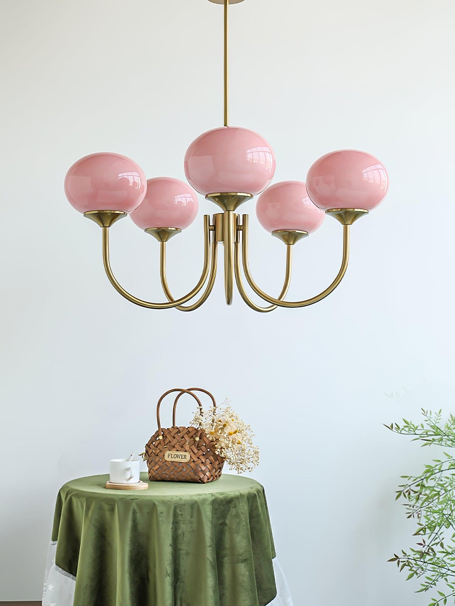 Marshmallow Crown Chandelier