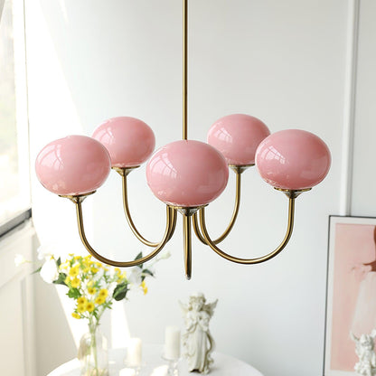 Marshmallow Crown Chandelier