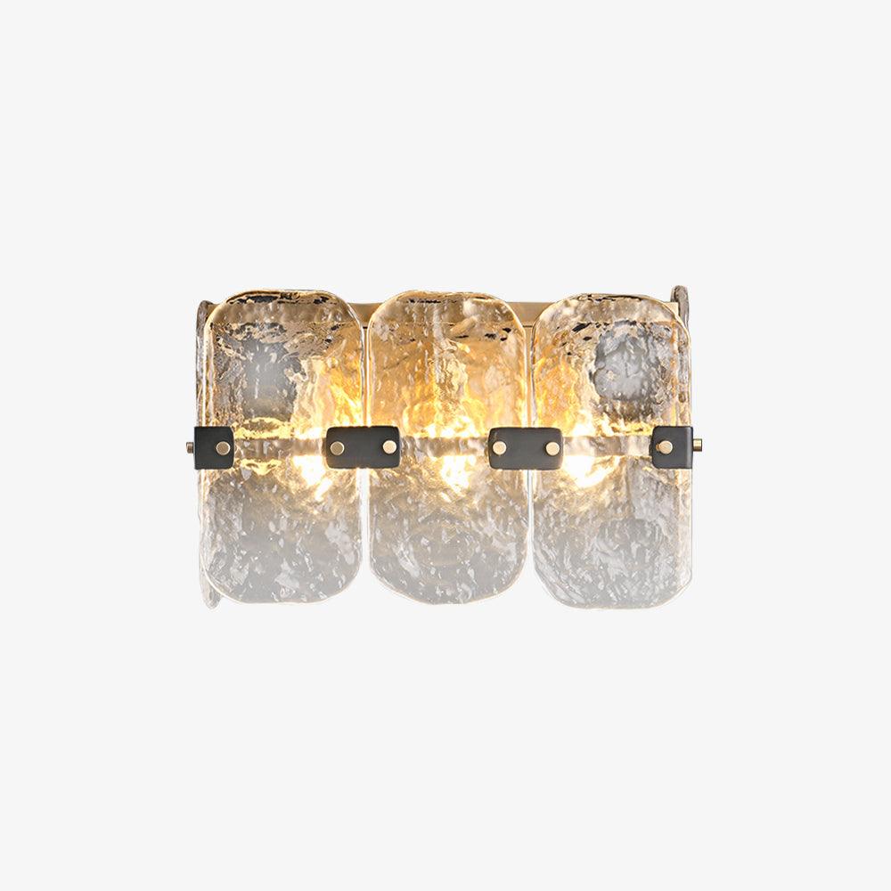 Massive Glass Sconce Wall Sconces