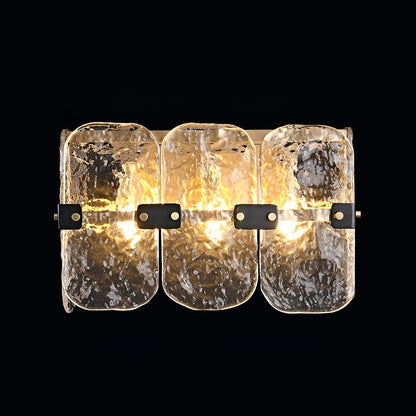 Massive Glass Sconce Wall Sconces