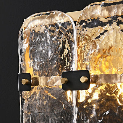 Massive Glass Sconce Wall Sconces