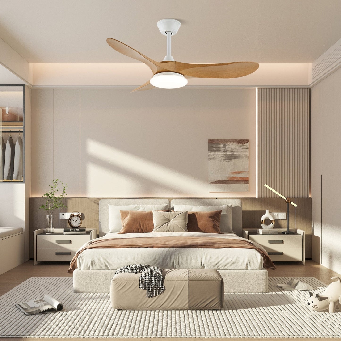 Virelo 42"/52" Ceiling Fan Light