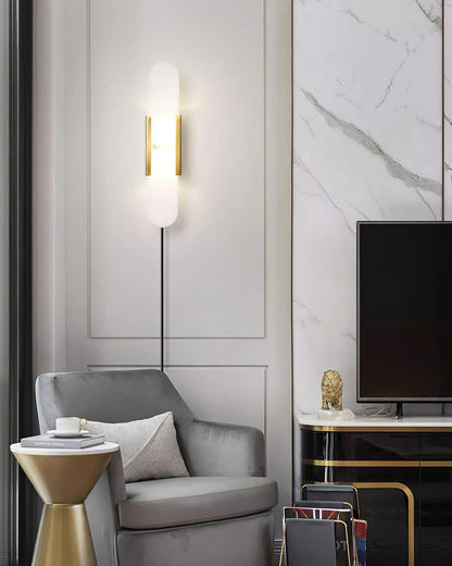 Melange Elongated Plug-in Lamp bracket Sconce