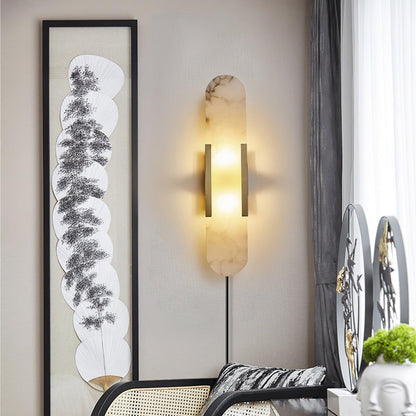 Melange Elongated Plug-in Lamp bracket Sconce